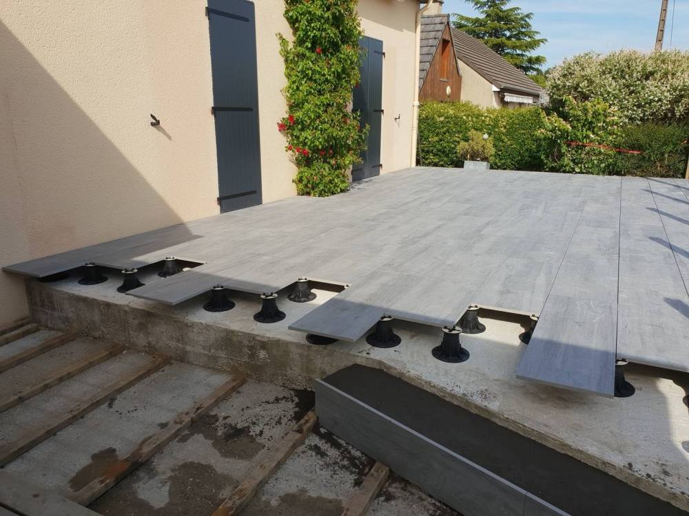 rénovation terrasse carrelage